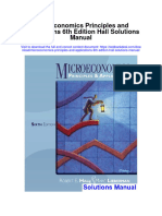 Microeconomics Principles and Applications 6Th Edition Hall Solutions Manual Full Chapter PDF