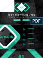 Black Personality Business PPT Template