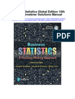 Ebook Business Statistics Global Edition 10Th Edition Groebner Solutions Manual Full Chapter PDF