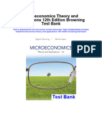 Microeconomics Theory and Applications 12Th Edition Browning Test Bank Full Chapter PDF