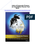 Fundamentals of Corporate Finance Australasian 2Nd Edition Parrino Test Bank Full Chapter PDF