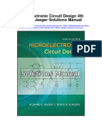 Microelectronic Circuit Design 4Th Edition Jaeger Solutions Manual Full Chapter PDF