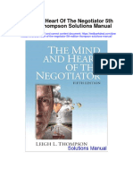 Mind and Heart of The Negotiator 5Th Edition Thompson Solutions Manual Full Chapter PDF
