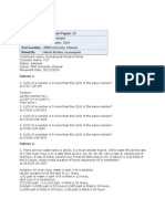 Test Paper:3 Paper Type: Whole Testpaper Test Date: 26 November 2010 Test Location: SRM University, Chennai Posted By: Murali Krishna Ayenampudi