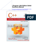 Ebook C How To Program 10Th Edition Deitel Solutions Manual Full Chapter PDF