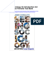 Seeing Sociology An Introduction 3Rd Edition Ferrante Test Bank Full Chapter PDF