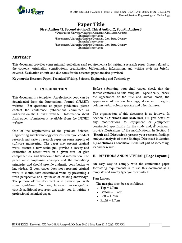 Research Paper Writing Guidelines | PDF | Typefaces | Paragraph