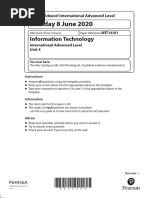 202 U4 Ial Info Tech Paper Marking Scheme