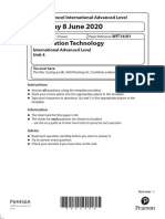 202 U4 Ial Info Tech Paper Marking Scheme