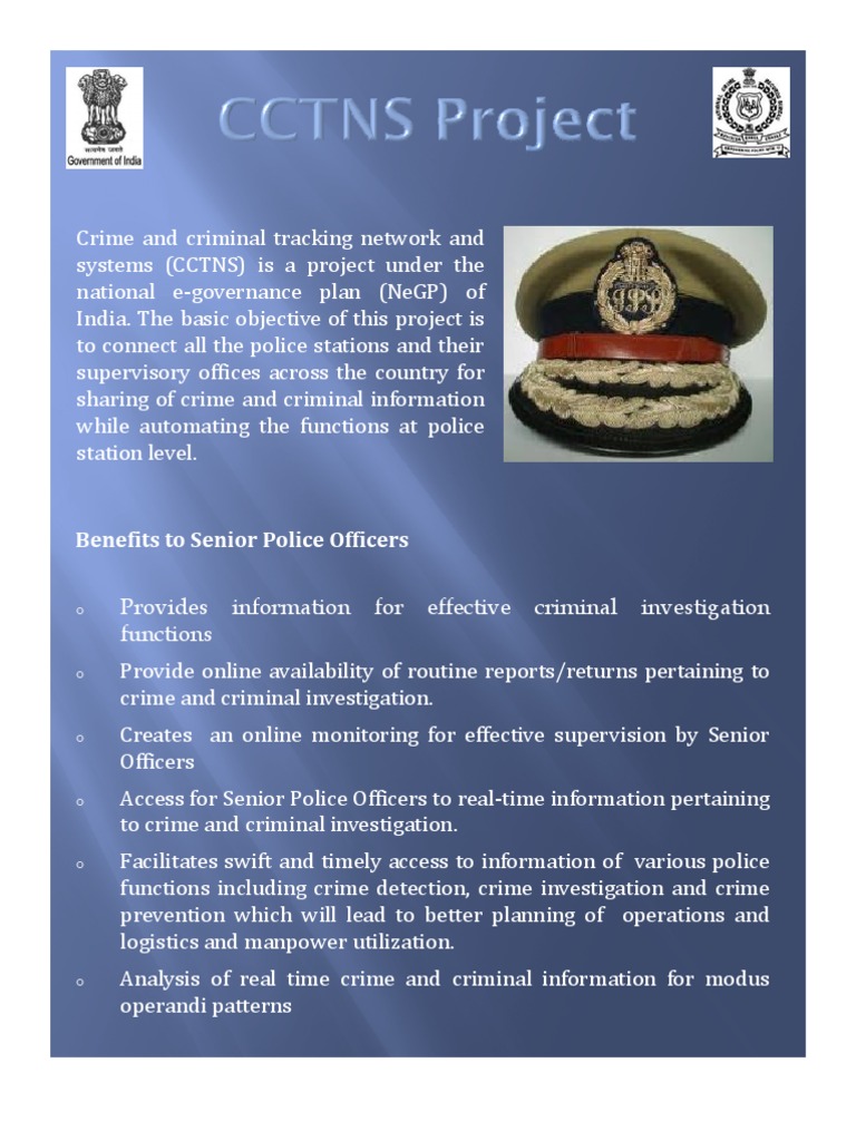 CCTNS 2.0: Enhancing Police Investigations | PDF | Police | Crime ...