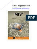 Mis 8Th Edition Bidgoli Test Bank Full Chapter PDF