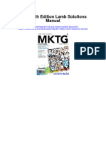 MKTG 6Th Edition Lamb Solutions Manual Full Chapter PDF