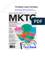 MKTG 7 7Th Edition Lamb Test Bank Full Chapter PDF