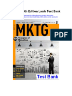 MKTG 8 8Th Edition Lamb Test Bank Full Chapter PDF