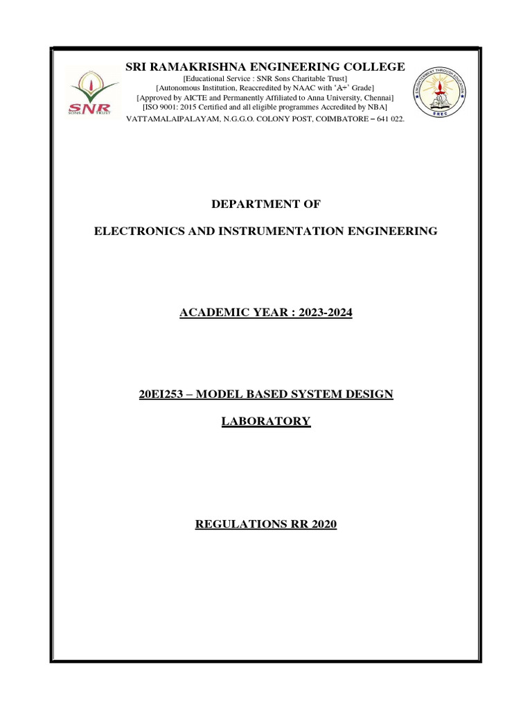 MBSD Manual | PDF