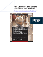Fundamentals of Futures and Options Markets 9Th Edition Hull Test Bank Full Chapter PDF