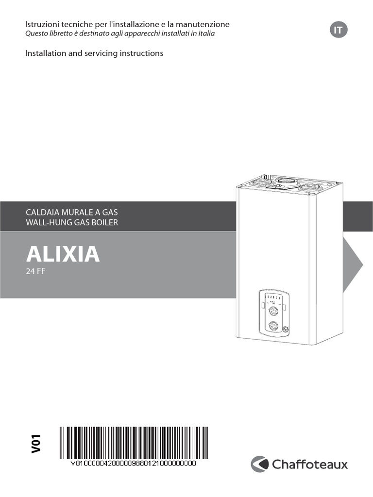 Chaffoteaux Caldaia Murale ALIXIA 24 FF | PDF
