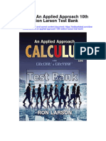Ebook Calculus An Applied Approach 10Th Edition Larson Test Bank Full Chapter PDF