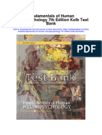 Fundamentals of Human Neuropsychology 7Th Edition Kolb Test Bank Full Chapter PDF