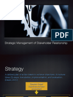  Strategic Management of Stakeholder Relationship