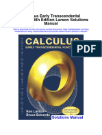 Ebook Calculus Early Transcendental Functions 6Th Edition Larson Solutions Manual Full Chapter PDF