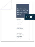 D365 PM User Training Manual - V.2.1