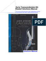 Ebook Calculus Early Transcendentals 8Th Edition Stewart Solutions Manual Full Chapter PDF