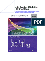 Modern Dental Assisting 10Th Edition Bird Test Bank Full Chapter PDF