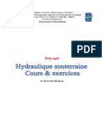 Polycopie HALLOUCHE BACHIR Intitule Hydraulique Souterraine