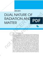 Dual Nature of Matter and Radiation