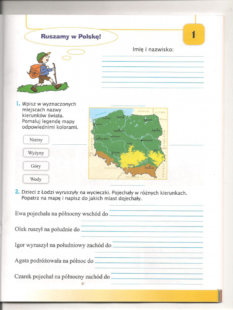 Dokończ Zdania Używając Nazw Zwierząt Przedstawionych Na Ilustracjach Gra W Kolory Klasa 3, spr.1-8 | PDF