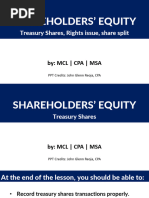 SHE - Treasury Shares, Right Issue, Share Split With Warrants - 0