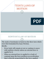 Lesson 8 - Newtons Laws of Motion