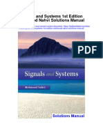 Signals and Systems 1St Edition Mahmood Nahvi Solutions Manual Full Chapter PDF
