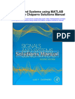 Signals and Systems Using Matlab 2Nd Edition Chaparro Solutions Manual Full Chapter PDF