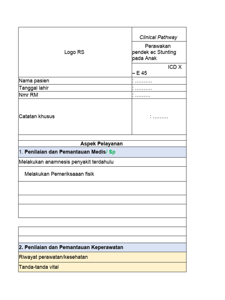 Icp, Pak, Evaluasi Format | PDF