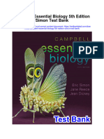 Ebook Campbell Essential Biology 5Th Edition Simon Test Bank Full Chapter PDF