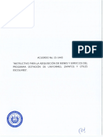 Acuerdo No 15-1443 Instructivo 2024 Paquetes Escolares