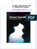 EBOOK Human Sexuality Self Society and Culture Ebook PDF Version Download Full Chapter PDF Kindle