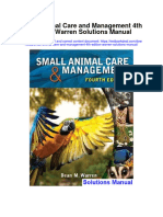 Small Animal Care and Management 4Th Edition Warren Solutions Manual Full Chapter PDF