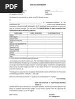 EPFO Name Change Correction Form PDF | PDF
