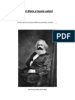 Karl Marx Și Teoria Valorii, Economie