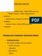 Teknologi Farmasi Sediaan Padat