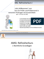 AMG Refresherkurs Allgemein - Modul 1