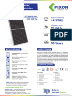Solar Panel Mono Datasheet 