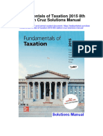 Download Fundamentals Of Taxation 2015 8Th Edition Cruz Solutions Manual full chapter pdf