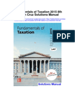 Fundamentals of Taxation 2015 8Th Edition Cruz Solutions Manual Full Chapter PDF