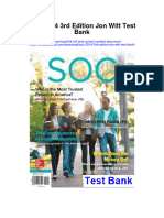 Soc 2014 3Rd Edition Jon Witt Test Bank Full Chapter PDF