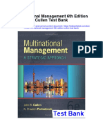 Multinational Management 6Th Edition Cullen Test Bank Full Chapter PDF