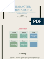 CF 2 Topic 2 Concept of Leadership